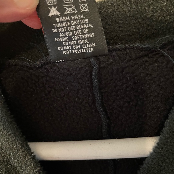 Malden Mills Black Polar Fleece Dry Dive Suit Liner 30” w/o stretching x 31” L - Picture 4 of 4